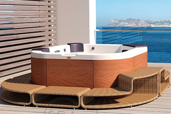 SPA бассейн JACUZZI DELFI PRO (Италия), 190 х 190 x 80 cm