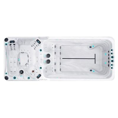 Bazin spa PassionSpas Dynamic (Olanda), 590 x 227 x 126 cm