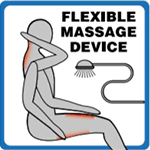 Dispozitiv de masaj flexibil
