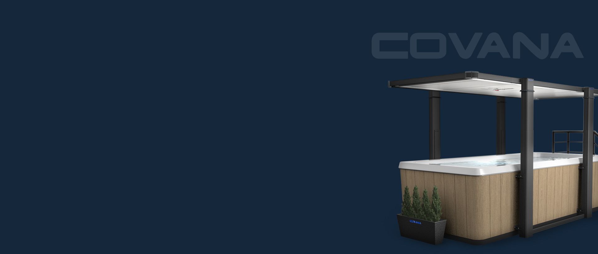 covana накриття для спа басейну